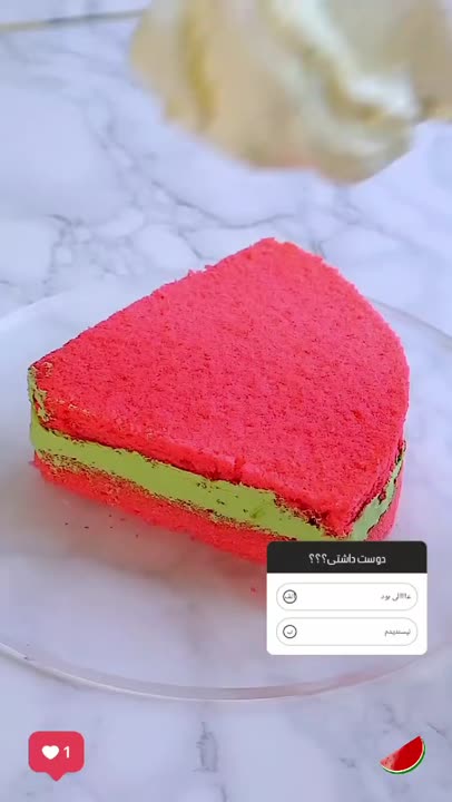 تزئین کیک کارتونی هندونه