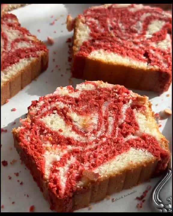 کیک ماربل ردولوت