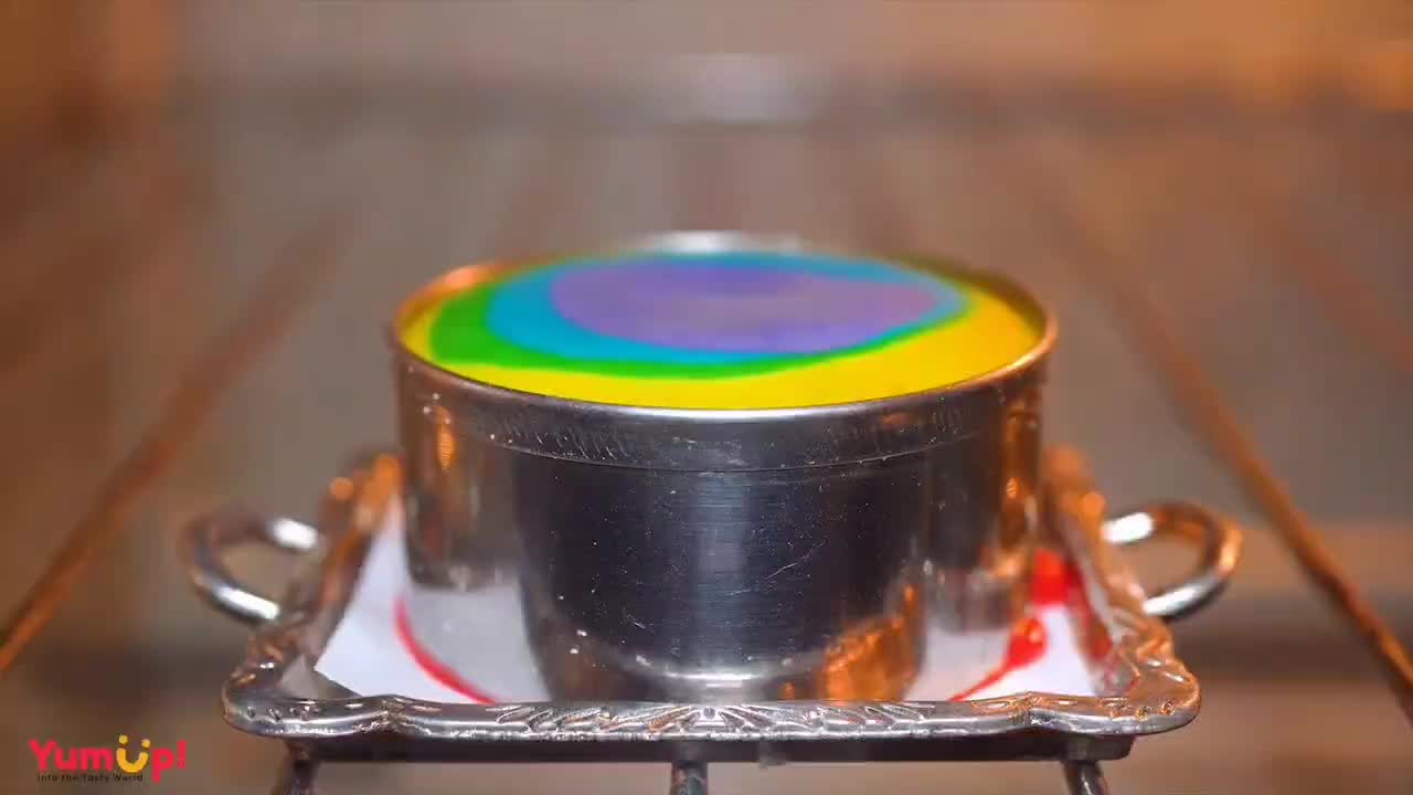 کیک رنگین کمانی پارت ۲