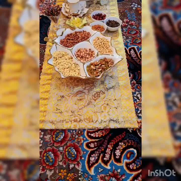 سفره عید ما افغان ها:)