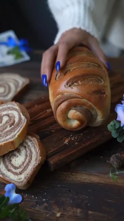 نان زبرای شکلاتی