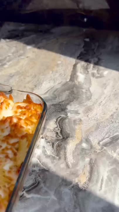 گراتن پاستا با مرغ