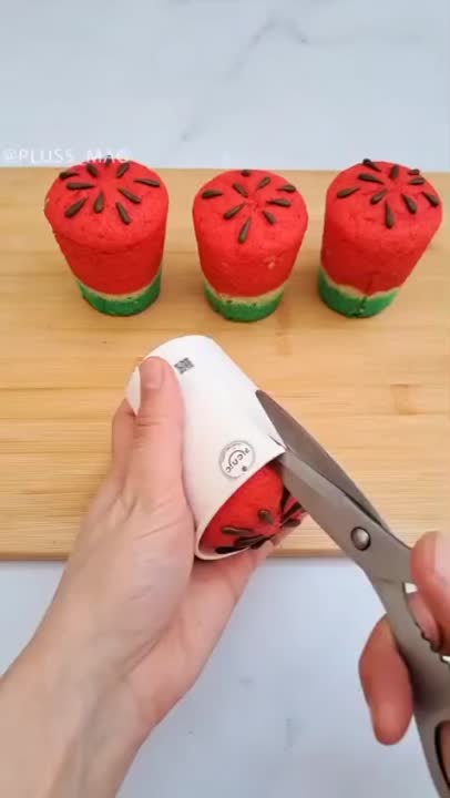 کاپ کیک هندوانه بدون همزن 