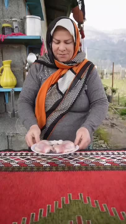 خورش آلو با مرغ