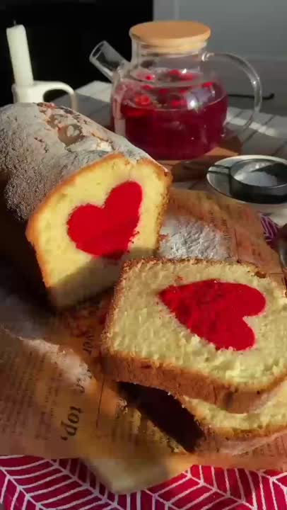 ایده کیک قلبی❤