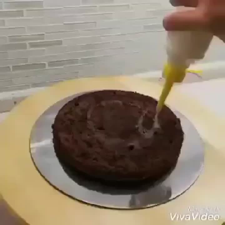 تزئین حصیری کیک