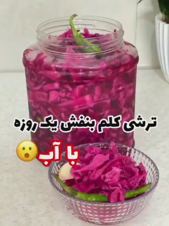 ترشی کلم قرمز