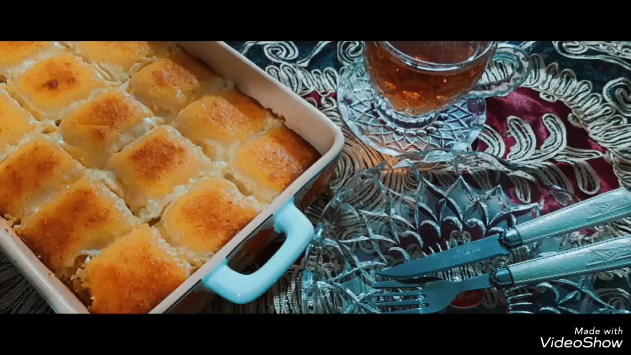 بسبوسه بدون پنیر با دستور حدیث سلطانی عزیز