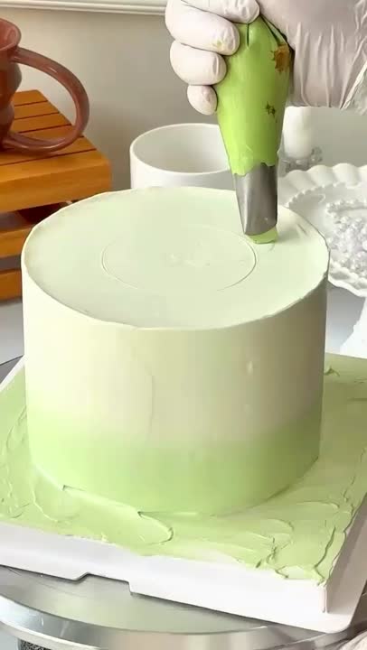 تزئین کیک طبیعت