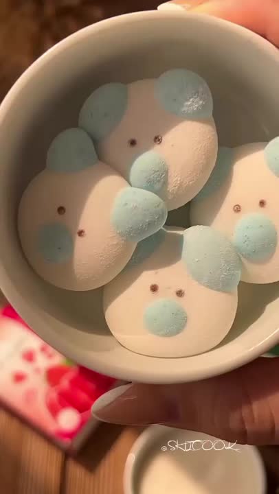 مارشمالو خونگی مواد لازم کپشن