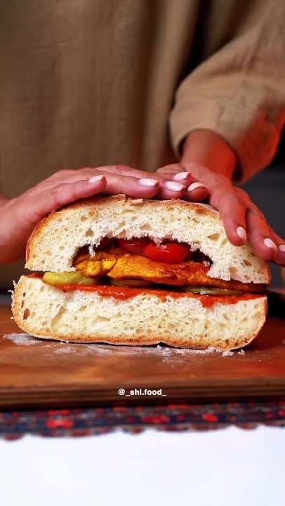 ساندویچ مرغ