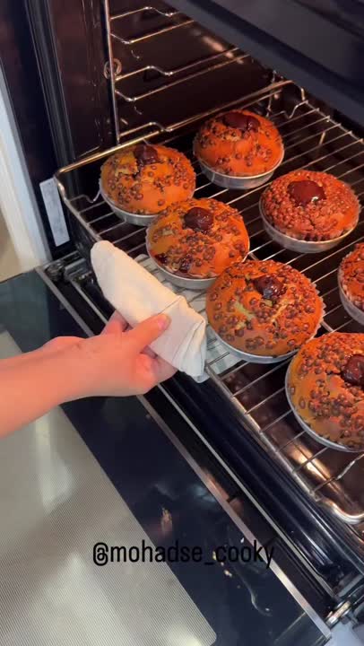 کیک وانیلی چاکلت چیپس 