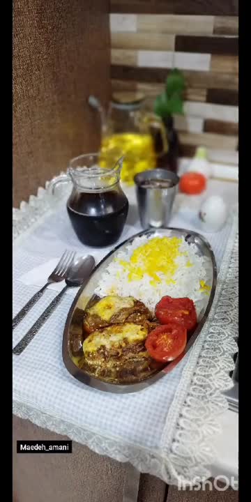 بادجون شکم پر مدرن