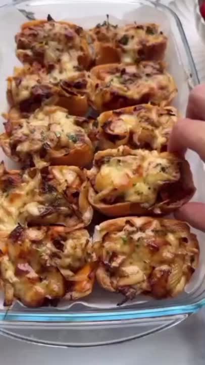 پیتزا لقمه ای 