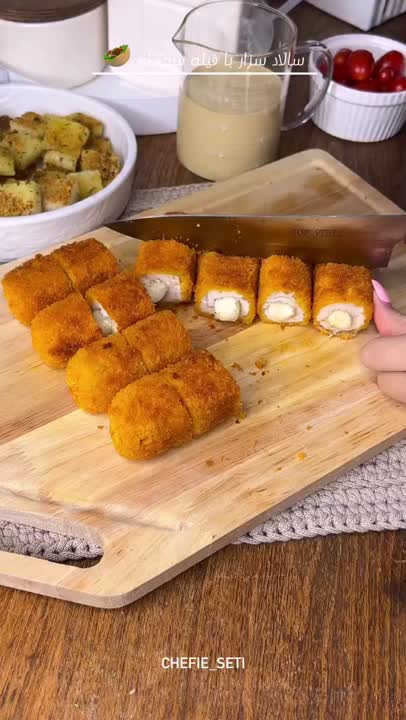 سالاد سزار رستورانی 