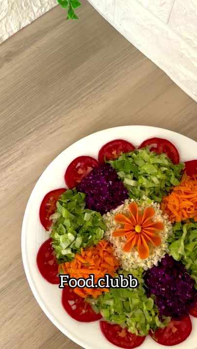 تزیین سالاد