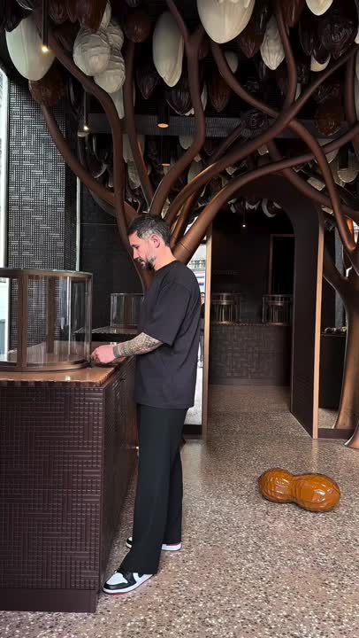 کیک بادام زمینی