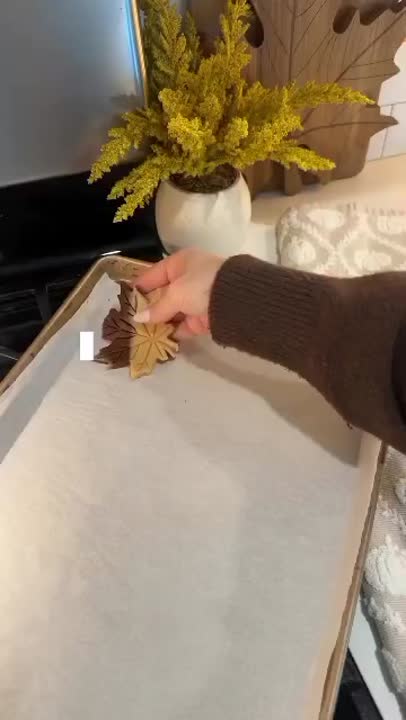 کوکی برگ‌های پاییزی  