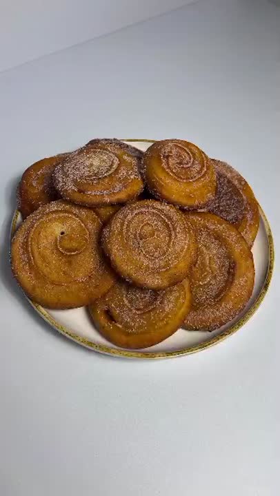 دونات دارچینی بدون فر  