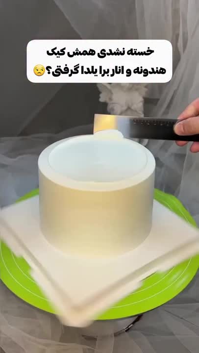 تزیین کیک زمستانی