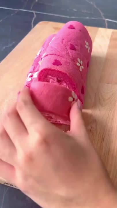 رولت طرح دار قلبی . ایده