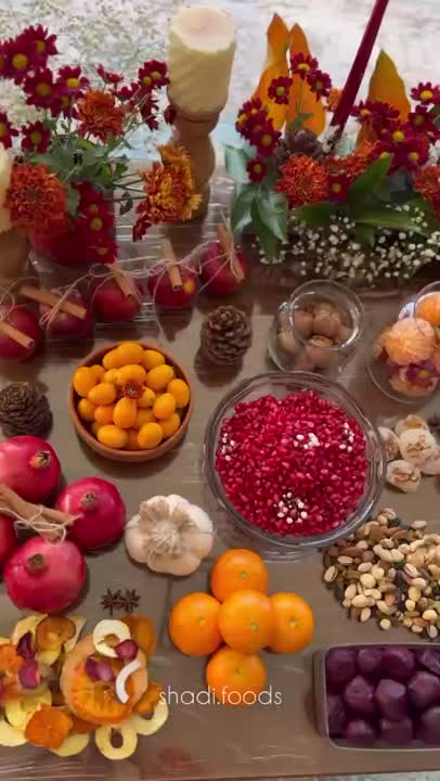 چیدمان میز یلدا