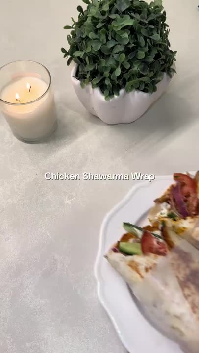 ساندویچ شاورمای مرغ