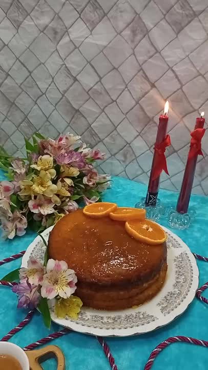 کیک پرتقالی 