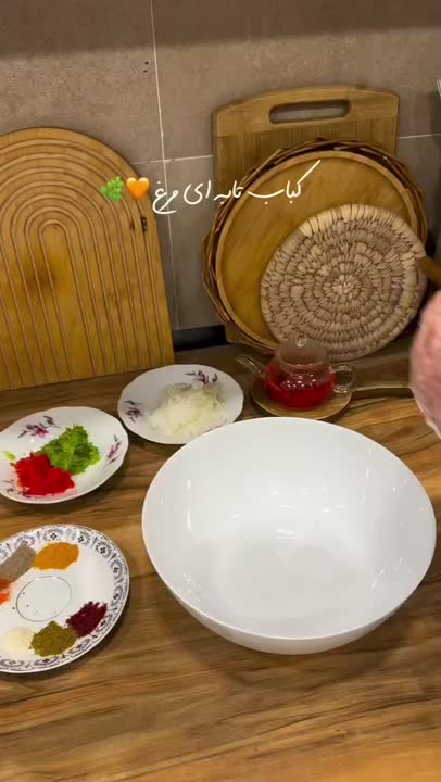 کباب تابه ای مرغ