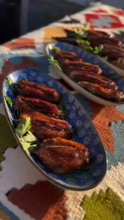 بال مرغ کبابی 