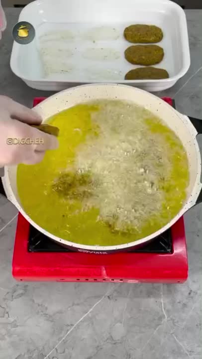 کتلت بدون گوشت. با عدس