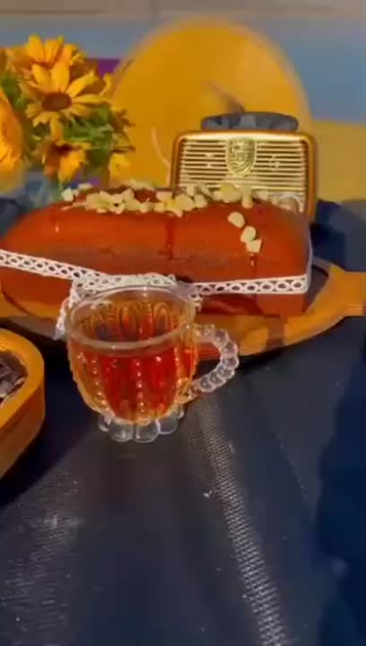 کیک کرم کارامل