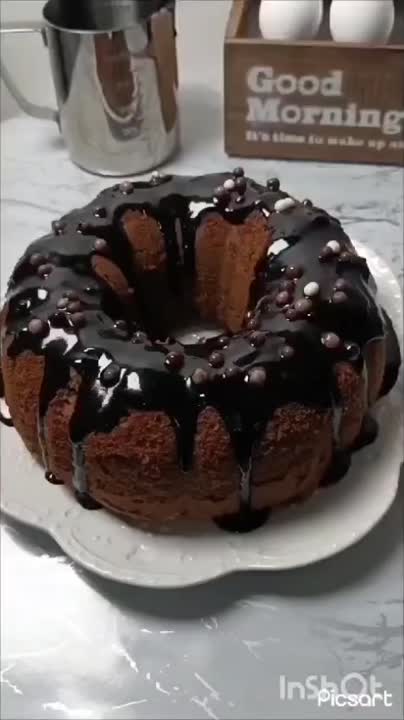 کیک کاپو شکلاتی