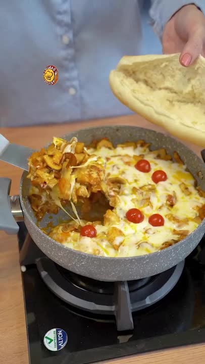 خوراک گوشت و قارچ