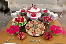 میز یلدا۱۴۰۱منزل مامان وبابای مهربونم