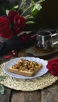 اسنک کره بادام زمینی و سیب