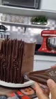 تزئین کیک ، تنه درخت