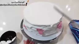 خامه کشی اصولی کیک پارت ۳