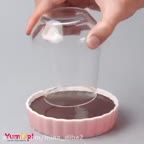 تزئین دسر لیوانی و ژله سوپرایز