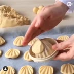 شیرینی صدفی با قالب آسون