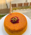 ته چین مرغ وبادمجان