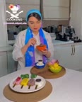 بستنی نوتلا وانیلی