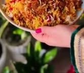 پاو مخلوط قیمه لا پلو.