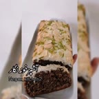 کیک مکرون نارگیلی