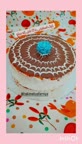 کیک اسفنجی با گاناش ژله بریلو